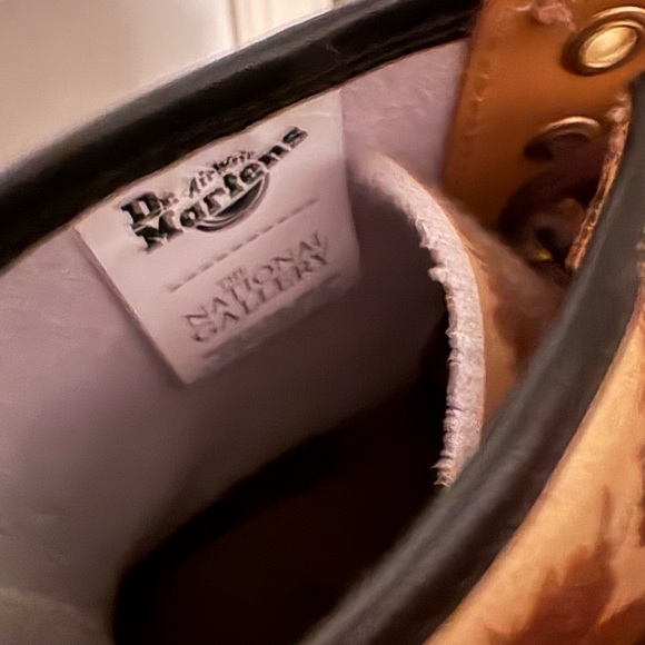 Doc MartensxNational Gallery Van Gogh Sunflower Print Boots Women’s Size 5 - Picture 6 of 12